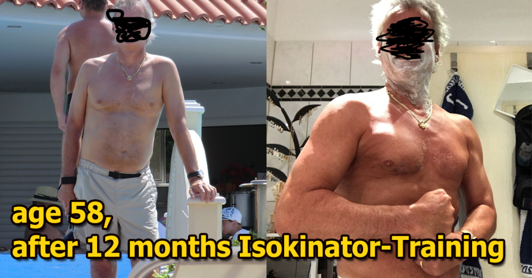 A training with the Isokinator quickly shows good results